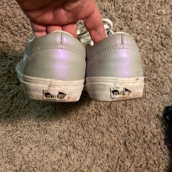 ❤️VANS Old Skool Muted Metallic Violet Grey Skate Shoes - Picture 5 of 7